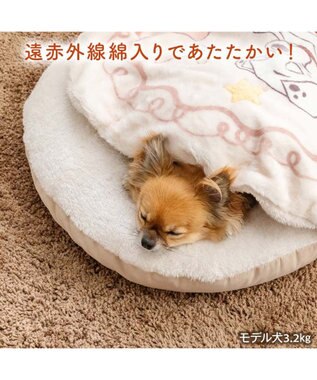 PET PARADISE ディズニー 101匹わんちゃん くつろぎマット Ｓ ベージュ