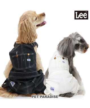 PET PARADISE Lee デニム オーバーオール 《ブラック》 中型犬 大型犬 ブラック
