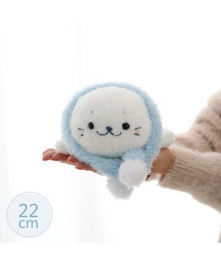 Mother garden しろたん マフラー付 ふわ雪 マスコット 22cm マフラー付 ふわ雪