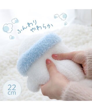 しろたん マフラー付 ふわ雪 マスコット 22cm / Mother garden