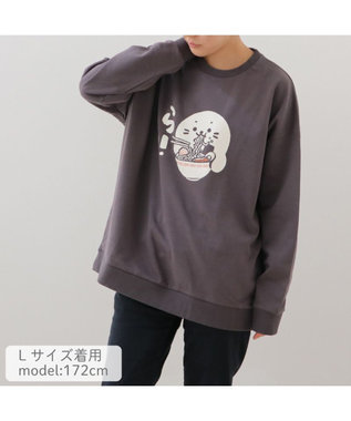 Mother garden しろたん ゆるトレーナー 《ら!!》 ユニセックス 長袖 トレーナー