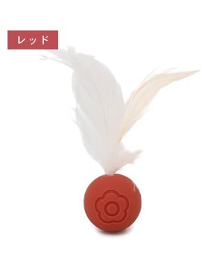 PET PARADISE ペットパラダイス猫シリコン ボール 《レッド》