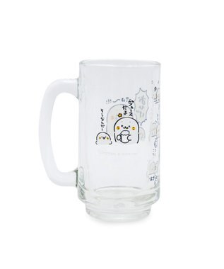 Mother garden しろたん ジョッキ　350ml 《おひげ》 単品 おひげ