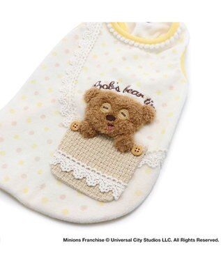 PET PARADISE ミニオン ティム サーモキープ タンクトップ 《ポシェット》 小型犬 ホワイト