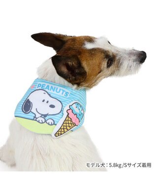 PET PARADISE スヌーピー クール バンダナ 《アイス柄》 小型犬 アイス柄