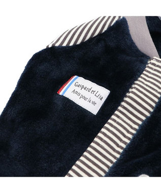 PET PARADISE リサとガスパール 背開き ベスト 小型犬 紺(ネイビー・インディゴ)