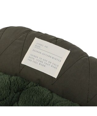 PET PARADISE ペットパラダイス 遠赤外線 ドーム型 寝袋 《オニオン柄》 小型犬 カーキ