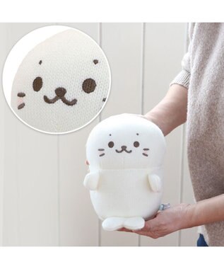 Mother garden しろたん あみぐるみ お座り マスコット しろたん/らっこいぬ 【単品】 しろたん