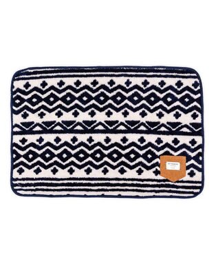 PET PARADISE ペットパラダイス ブランケット 《カントリー柄》 ホワイト×ネイビー