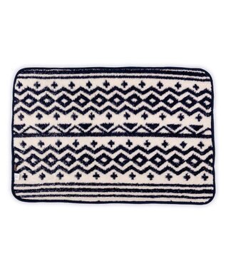 PET PARADISE ペットパラダイス ブランケット 《カントリー柄》 ホワイト×ネイビー