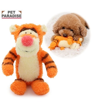 PET PARADISE ディズニー くまのプーさん ティガー ふわふわ トイ オレンジ