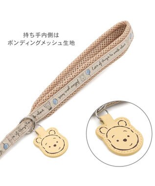 PET PARADISE ディズニー くまのプーさん リード 《風船柄》 ＳＳ～Ｓ ベージュ