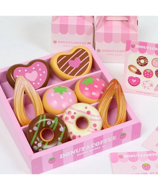 Mother garden マザーガーデン  野いちご いちごのドーナツショップ ピンク(淡)