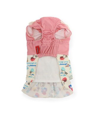 PET PARADISE スヌーピー エコメイド ワンピース 《アイス柄》 小型犬 ピンク