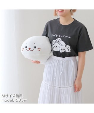 Mother garden しろたん 復刻 Tシャツ 半袖 《アザラシンドローム》 黒