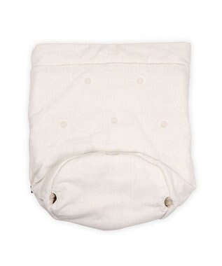 PET PARADISE ペットパラダイス 筒型寝袋 《ドット刺繍》 Ｍ ベージュ