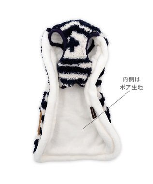 PET PARADISE ペットパラダイス  スリーパー 《カントリー柄》 ホワイト×ネイビー