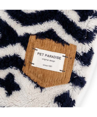 PET PARADISE ペットパラダイス  スリーパー 《カントリー柄》 ホワイト×ネイビー