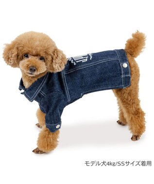 PET PARADISE J.PRESS デニムジャケット 小型犬 ネイビー