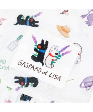 PET PARADISE リサとガスパール エコメイド ワンピース 《ボタニカル》 小型犬 ホワイト