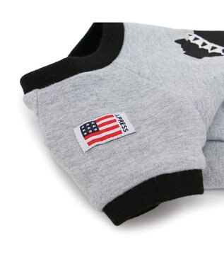 PET PARADISE J.PRESS バックブルロンパース 小型犬 グレー