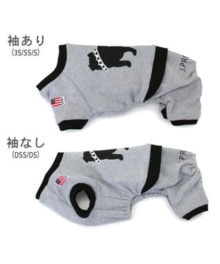 【新品未使用】jacadi 犬柄ロンパース 3m / 60cm ペットパラダイス 背中開き ロンパース 《くま柄／チェリー柄