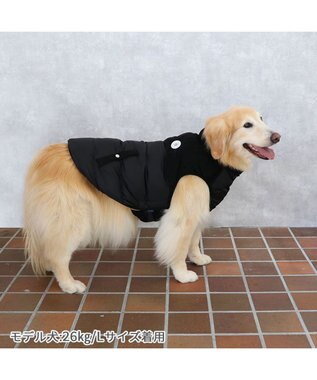PET PARADISE J.PRESS 綿入り ベスト 《ブラック》 中型犬 大型犬 ブラック