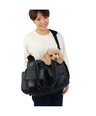 PET PARADISE ペットパラダイス 四角キャリーバッグ 小型犬 ブラック