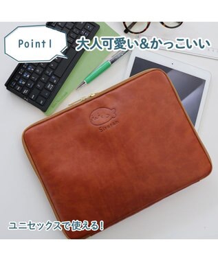 Mother garden しろたん 合皮 タブレットケース 11インチ対応 茶系