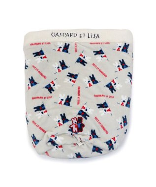 PET PARADISE リサとガスパール 遠赤外線  寝袋  筒型《頬杖柄》 M ベージュ