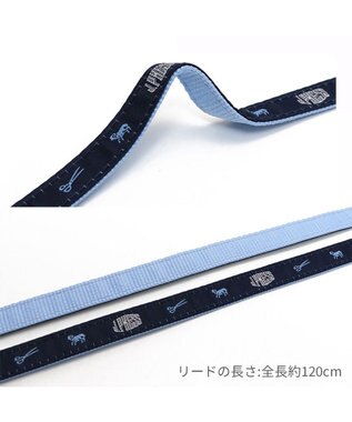 PET PARADISE J.PRESS ギンガムチェック ハーネス&リード   ３Ｓ 小型犬 ネイビー