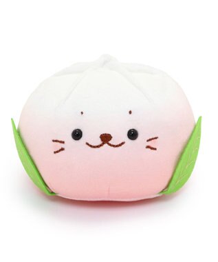 Mother garden しろたん ピザまん / ももまん マスコット ぬいぐるみ 【単品】