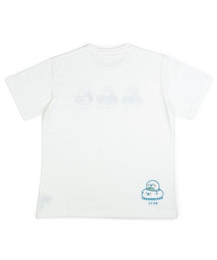 Mother garden しろたん 半袖 Ｔシャツ 《ウミウシ＆イカー》 ユニセックス ホワイト