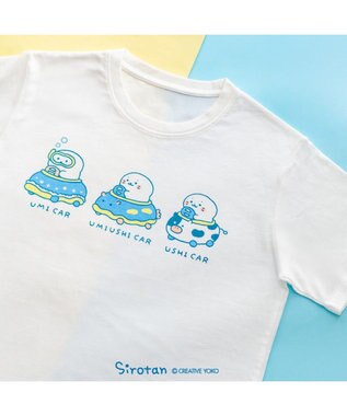  しろたん 半袖 Ｔシャツ 《ウミウシ＆イカー》 ユニセックス