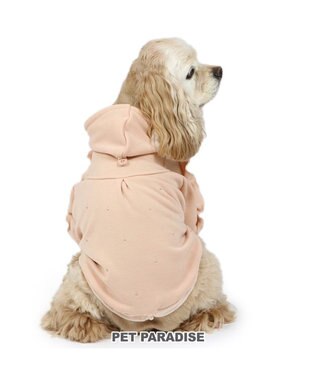 PET PARADISE ペットパラダイス フリルダブルフェイスパーカー 中型犬
