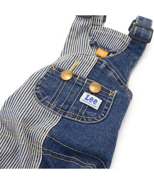 PET PARADISE Ｌｅｅ パッチワーク オーバーオール パンツつなぎ【小型犬】 紺（ネイビー・インディゴ）