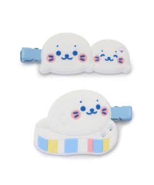 Mother garden しろたん ぷくキラ 前髪クリップ 2個セット 《氷の国》 氷の国