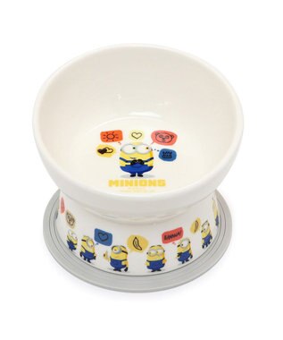 PET PARADISE ミニオン ボブ 高さのある フードボウル マルチカラー