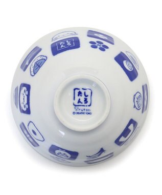 Mother garden しろたん ごはん粒がくっつきにくい ご飯茶碗 《大盛》 《顔ぼん柄/しろたん＆らっこいぬ柄》 単品 しろたん＆らっこいぬ柄