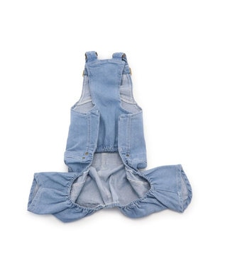 PET PARADISE Lee ライトデニム オーバーオール 小型犬 ブルー