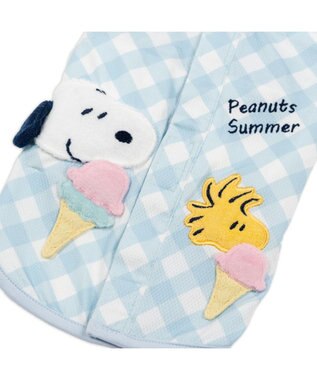 PET PARADISE スヌーピー ポケットクール タンクトップ 《アイス柄》小型犬 ホワイト×ブルー