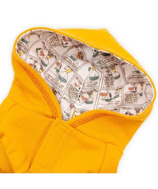 PET PARADISE スヌーピー ワッペン パーカー 中型犬 オレンジ