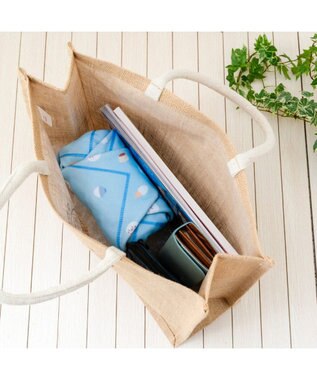 Mother garden しろたん ジュートトート 《おでかけ》 L おでかけ