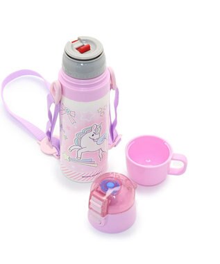 Mother garden マザーガーデン ユニコーン ステンレス水筒 《星空柄》 470ｍｌ 紫