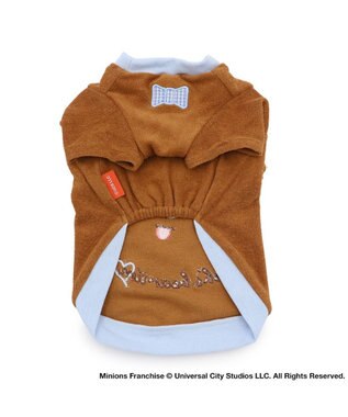 PET PARADISE ミニオン ティム サーモキープ 顔ぼんTシャツ   小型犬 ブラウン