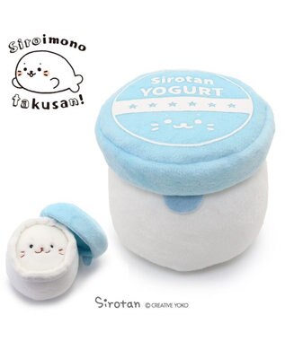 Mother garden しろたん 白いもの マスコット 《ヨーグルト》 白～オフホワイト