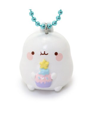 Mother garden マザーガーデン MOLANG モラン お座り ミニキーホルダー 《モラン / リボン / バカンス / ケーキ / ピウピ》 プチキーホルダー