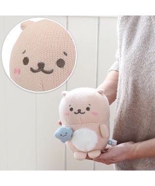 Mother garden しろたん あみぐるみ お座り マスコット しろたん/らっこいぬ 【単品】 らっこいぬ