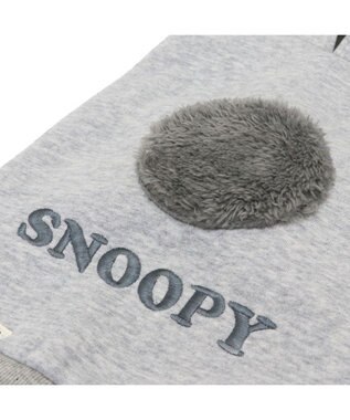 PET PARADISE スヌーピー ワントーン パーカー 《グレー》 中型犬 大型犬 グレー