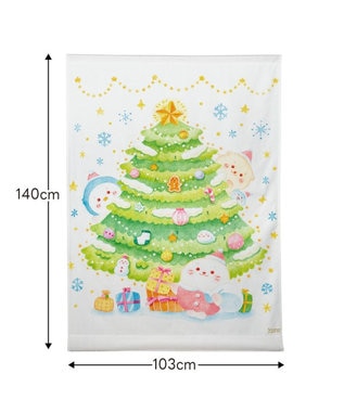 Mother garden しろたん クリスマスツリー タペストリー 0